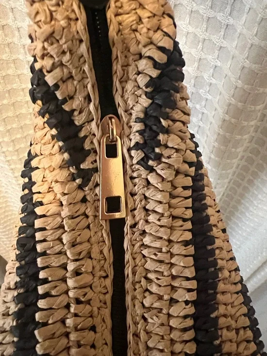 a new day Natural and Black Woven Shoulder Bag - Picture 4 of 9